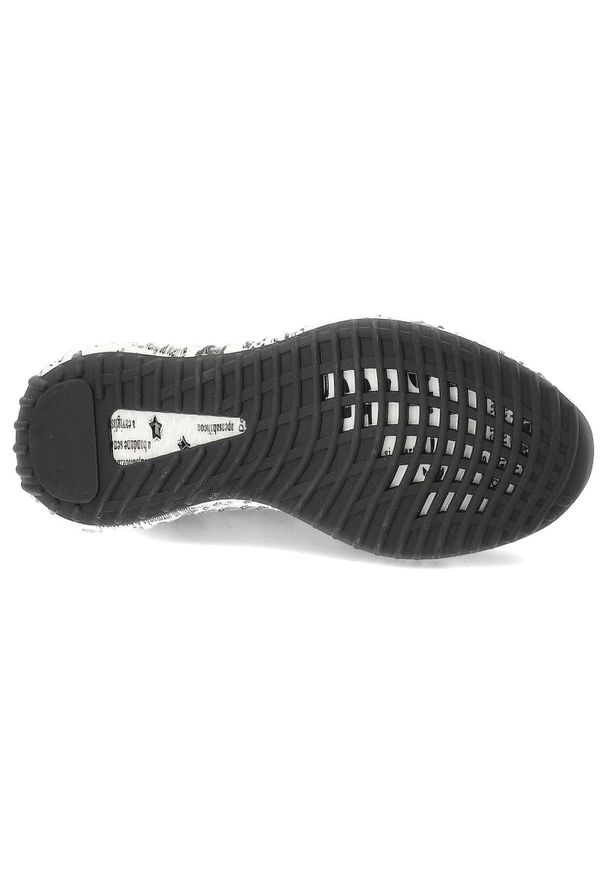 Niebieskie Sneakersy Laura Vita Eleganckie Obuwie Damskie Edycja Limitowana. Zapięcie: sznurówki. Kolor: biały. Materiał: materiał. Szerokość cholewki: normalna. Wzór: aplikacja, kolorowy, kwiaty. Styl: elegancki