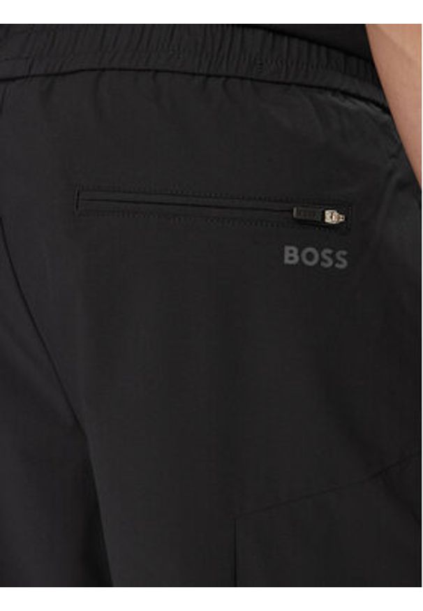 BOSS - Boss Spodnie materiałowe T_Urbanex-CargoLight 50508339 Czarny Tapered Fit. Kolor: czarny. Materiał: syntetyk