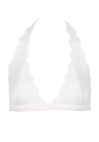 MARYSIA SWIM - Biały top od bikini Spring. Kolor: biały. Materiał: jedwab, tkanina