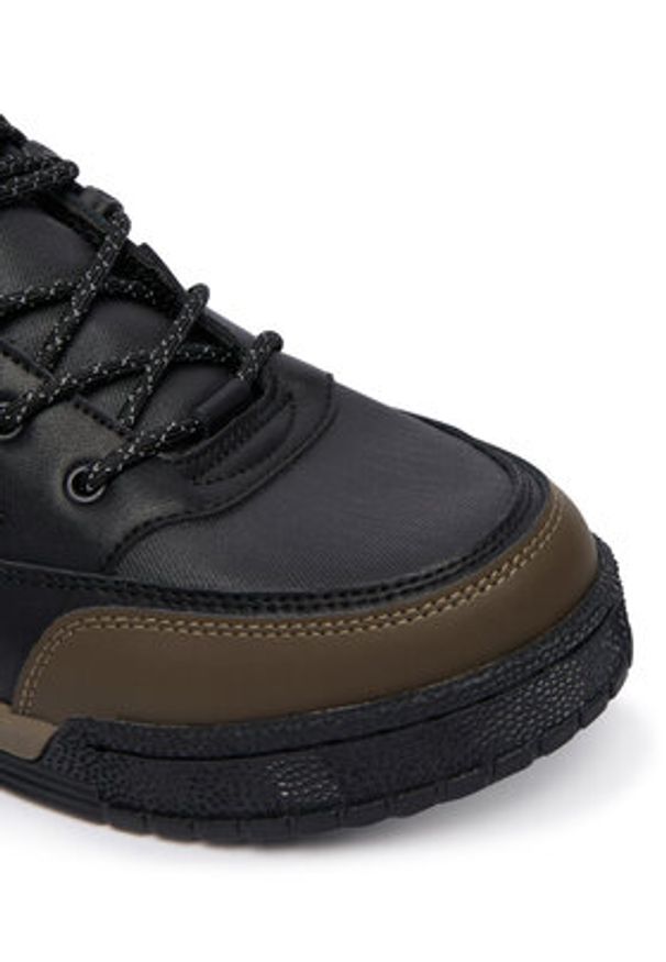 Replay - REPLAY Sneakersy GMZ1R.000.C0017L Czarny. Kolor: czarny. Materiał: skóra