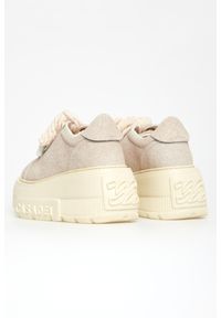 Casadei - Sneakersy damskie skórzane CASADEI. Materiał: skóra #6