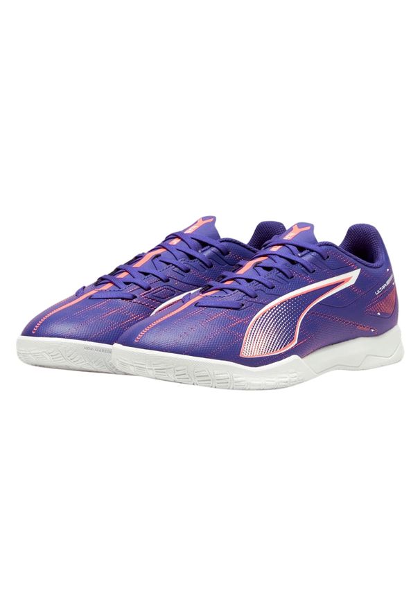 Puma - Męskie Buty Piłkarskie Ultra 5 Play IT. Kolor: fioletowy. Sport: piłka nożna