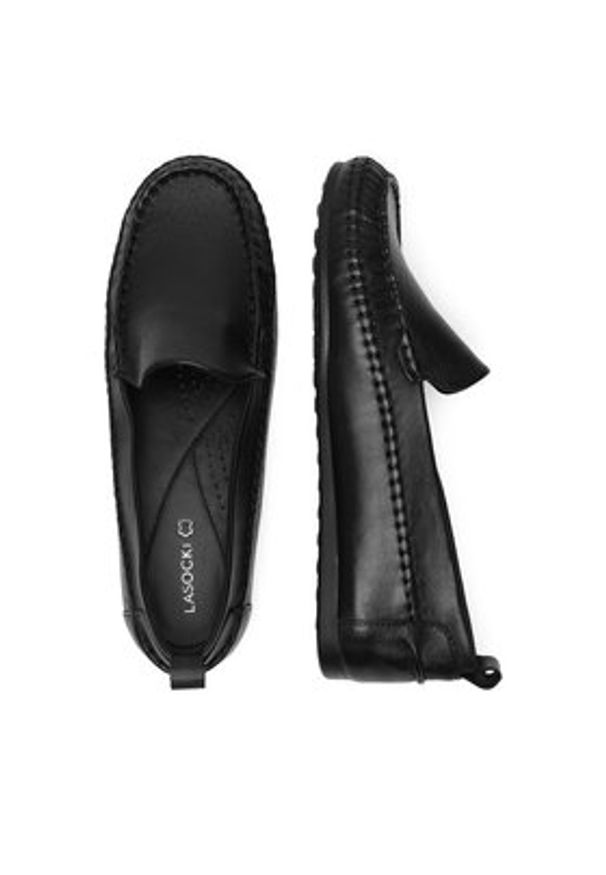 Lasocki Mokasyny GRD-D520-06 Czarny. Kolor: czarny. Materiał: skóra