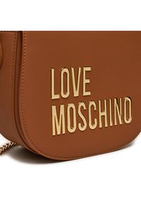 Love Moschino - LOVE MOSCHINO Torebka JC4194PP1LKD0208 Brązowy. Kolor: brązowy. Materiał: skórzane #5