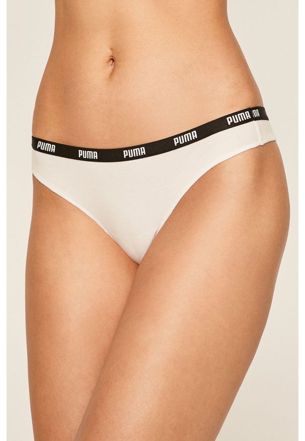 Puma - Stringi (3-pack). Kolor: biały