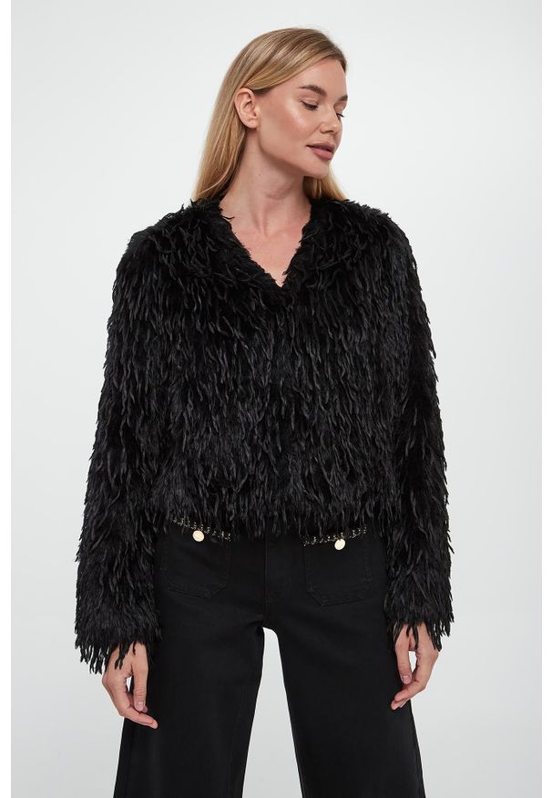 Joseph Ribkoff - Futerko damskie z piórami JOSEPH RIBKOFF. Materiał: futro