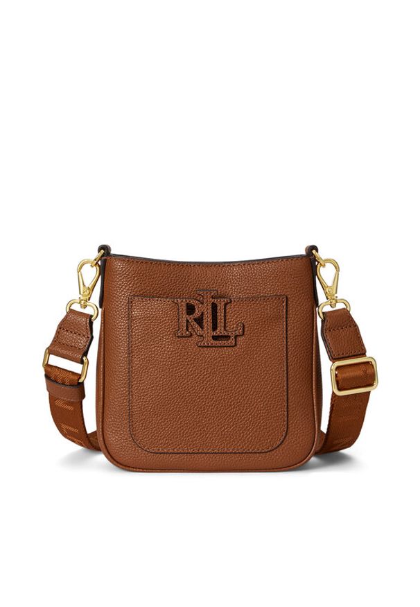 Lauren Ralph Lauren - LAUREN RALPH LAUREN Torebka 431982184001 Brązowy. Kolor: brązowy. Materiał: skórzane