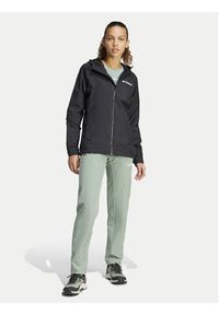 Adidas - adidas Kurtka outdoor Terrex Multi 2L RAIN.RDY IV9835 Czarny Regular Fit. Kolor: czarny. Materiał: syntetyk. Sport: outdoor