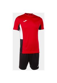 Joma - JOMA DANUBIO II Sportset 2xl - Oddychający i zrównoważony design. Kolor: czarny, czerwony, wielokolorowy. Sport: piłka nożna #1