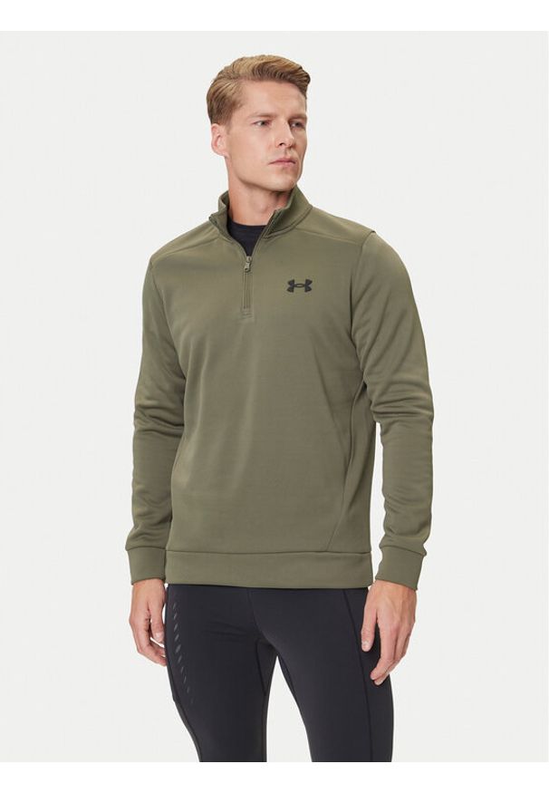 Under Armour Bluza Armor Fleece 1373358 Zielony Regular Fit. Kolor: zielony. Materiał: syntetyk