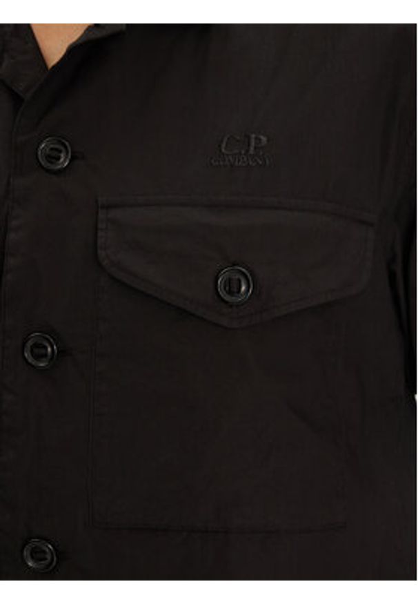 C.P. Company Koszula 18CMSH236A005328G Czarny Relaxed Fit. Kolor: czarny. Materiał: bawełna