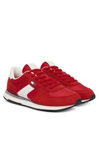 Tommy Jeans Sneakersy Tjm Eva Runner Mix Material EM0EM01737 Czerwony. Kolor: czerwony. Materiał: zamsz, skóra #5