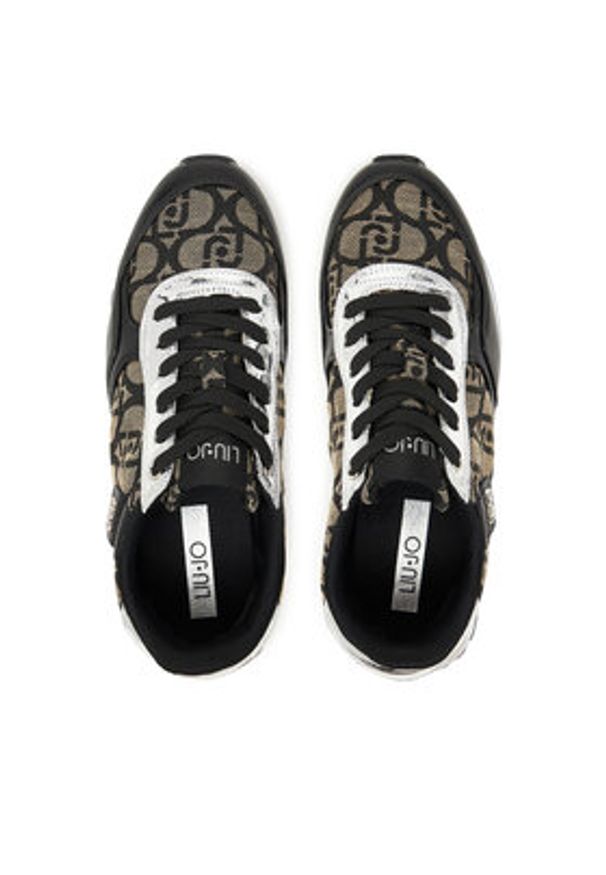 Liu Jo Sneakersy Evelyn 915 BF5057 EX322 Czarny. Kolor: czarny. Materiał: materiał