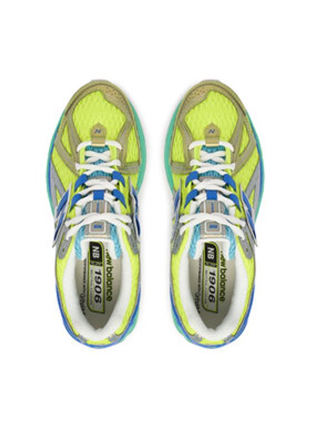 New Balance Sneakersy U19063EN W Zielony. Kolor: zielony. Materiał: skóra