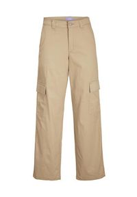 JJXX Spodnie materiałowe 12236946 Beżowy Regular Fit. Kolor: beżowy. Materiał: bawełna #7