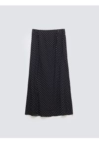 Big-Star - Spódnica damska midi z wiskozy w kropki czarna Carolla 906. Okazja: na co dzień. Kolor: czarny. Materiał: wiskoza. Wzór: kropki. Styl: casual, retro #2