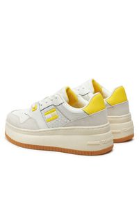Tommy Jeans Sneakersy Tjw Retro Basket Flatform Mix EN0EN02654 Écru. Materiał: skóra #6