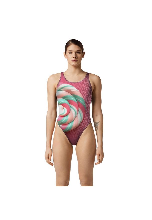 AKRON - Akron Lolly – Damski Kostium Kąpielowy – Rozmiar 40. Kolor: czerwony