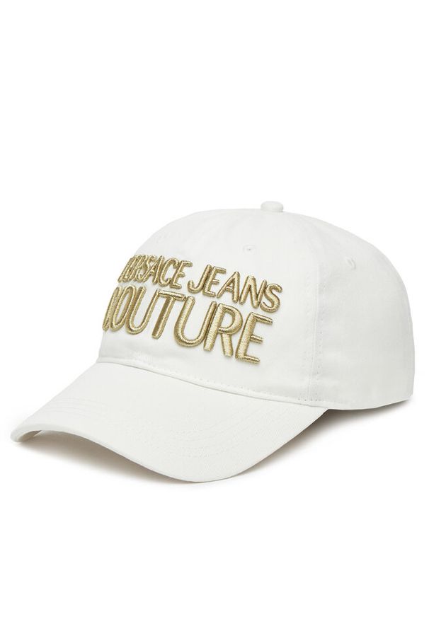 Czapka z daszkiem Versace Jeans Couture. Kolor: biały