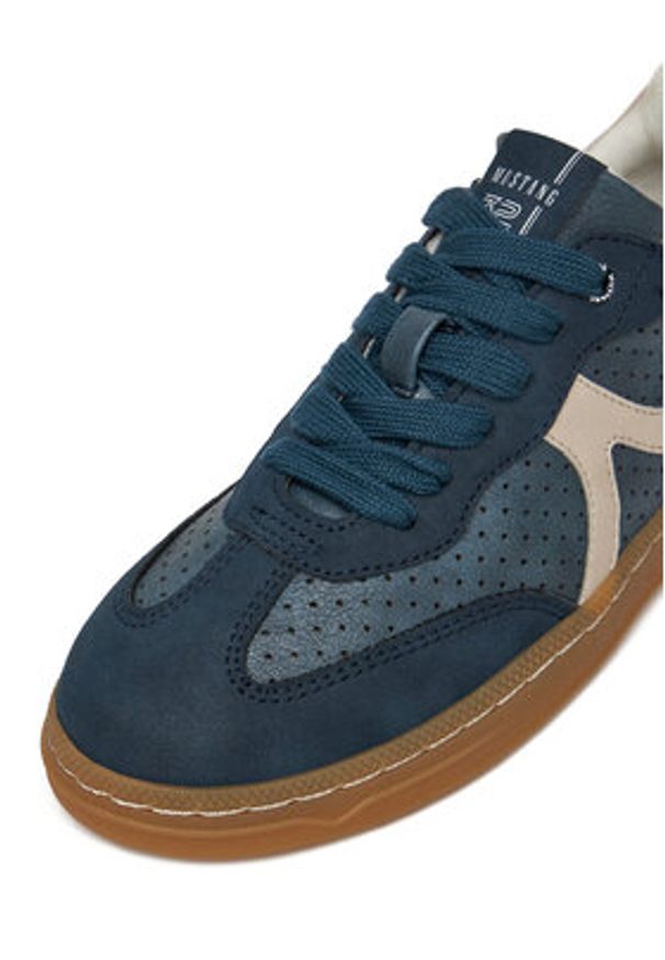 Mustang Sneakersy 1511-302 Granatowy. Kolor: niebieski. Materiał: materiał, syntetyk