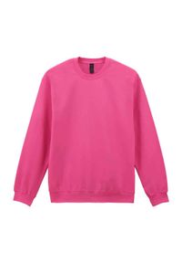 GILDAN - Bluza Męska Soft Style Midweight Crew Neck. Kolor: różowy. Długość rękawa: długi rękaw #1