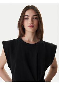 BOSS T-Shirt 50554276 Czarny Regular Fit. Kolor: czarny. Materiał: bawełna #4