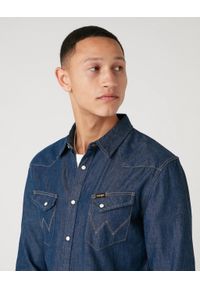 Wrangler - KOSZULA MĘSKA WRANGLER LS WESTERN SHIRT DARK STONE W5F25K098 112130116 #5