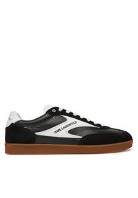 Karl Lagerfeld - KARL LAGERFELD Sneakersy KL53855 Czarny. Kolor: czarny. Materiał: zamsz, skóra