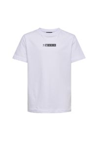 Koszulka dla dzieci Hummel OFF - Grid. Kolor: szary, brązowy, biały, wielokolorowy. Materiał: bawełna. Wzór: nadruk. Sport: koszykówka #1