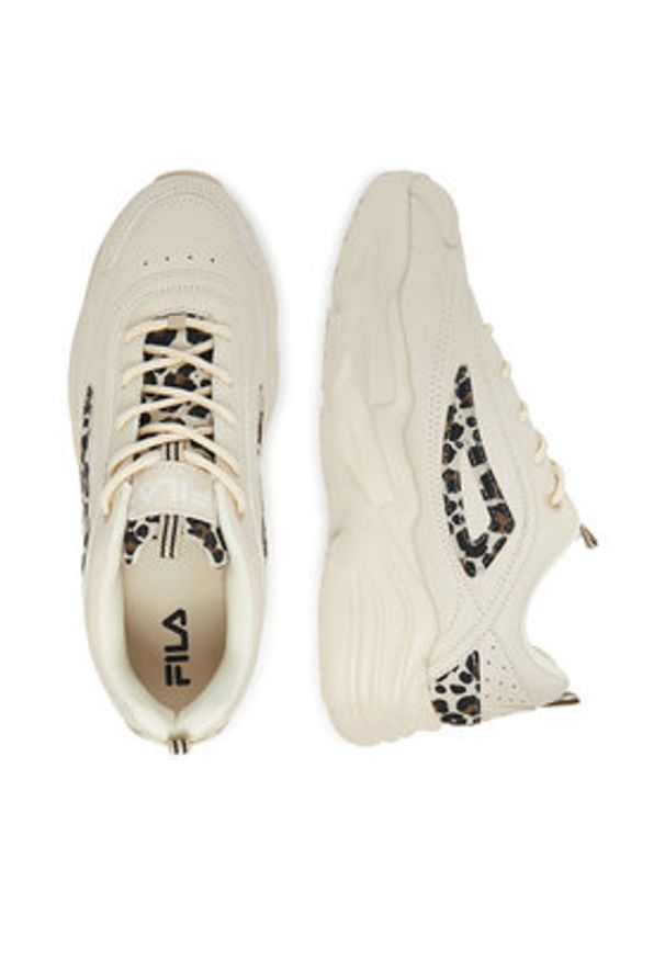 Fila Sneakersy SKYE PLATFORM FFW0591_73168 Beżowy. Kolor: beżowy. Materiał: materiał, syntetyk. Obcas: na platformie