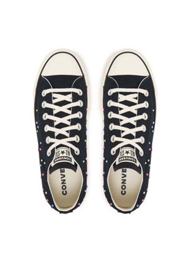 Converse Trampki Chuck Taylor All Star Lift Platform Mini Studs A19141C Czarny. Kolor: czarny. Materiał: materiał. Obcas: na platformie