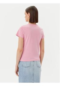 Guess T-Shirt V5GI10 K9RM1 Różowy Regular Fit. Kolor: różowy. Materiał: bawełna
