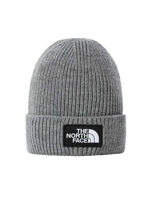 Czapka The North Face Beanie 0A3FJXDYY1 - szara. Kolor: szary. Materiał: materiał, nylon, akryl, elastan. Wzór: ze splotem. Styl: vintage, klasyczny