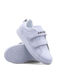 Buty sportowe dziecięce LOTTO BURGAS sneakersy. Kolor: czarny, wielokolorowy, biały