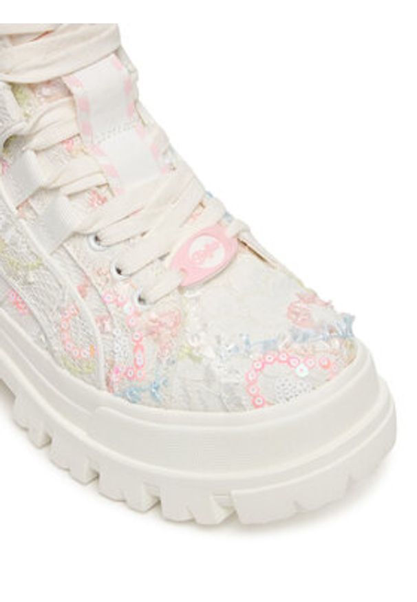 Buffalo Trzewiki 1622693 Kolorowy. Materiał: skóra. Wzór: kolorowy