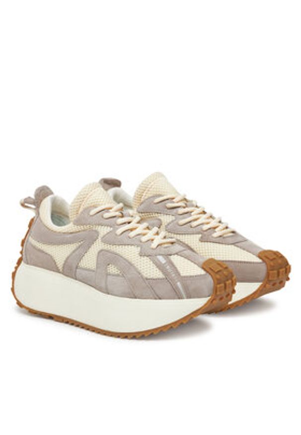 Inuikii Sneakersy Maribella 30102-223 Szary. Kolor: szary. Materiał: mesh, materiał