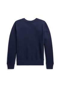 Polo Ralph Lauren sweter dziecięcy kolor granatowy lekki. Okazja: na co dzień. Typ kołnierza: polo. Kolor: niebieski. Styl: casual #2
