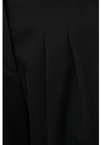 Calvin Klein spodnie damskie kolor czarny szerokie high waist. Stan: podwyższony. Kolor: czarny #3