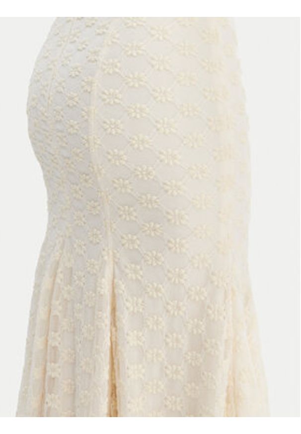 BARDOT - Bardot Sukienka koktajlowa Delaney 59928DB Beżowy Regular Fit. Kolor: beżowy. Materiał: syntetyk. Styl: wizytowy