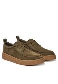 Clarks Półbuty Polden Moc 26180869 Zielony. Kolor: zielony. Materiał: zamsz, skóra #5