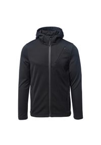 Iguana - Męska Kurtka Soft Shell Rocher. Kolor: czarny. Sport: turystyka piesza #1