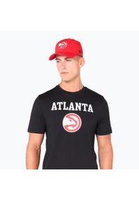 Koszulka męska New Era NOS NBA Regular Atlanta Hawks. Kolor: czarny