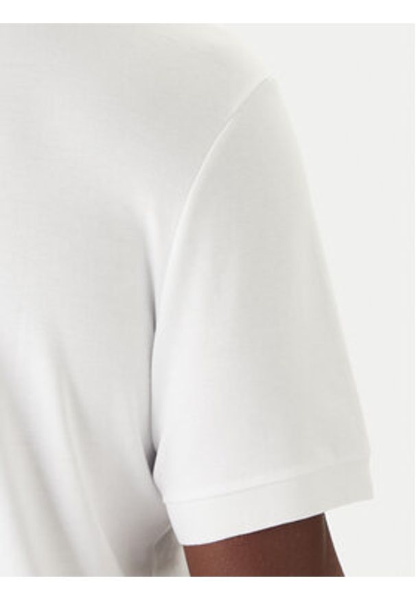 Lacoste Polo DH2050 Biały Regular Fit. Typ kołnierza: polo. Kolor: biały. Materiał: bawełna