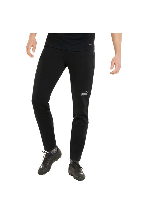 Spodnie Puma Teamfinal Casuals Pants, Mężczyźni. Kolor: czarny. Materiał: materiał, bawełna