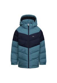TRESPASS - Kurtka Dziecięca Aldery Padded Jacket. Kolor: niebieski. Materiał: puch. Styl: sportowy