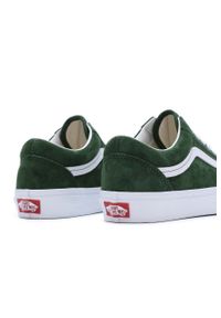 Vans tenisówki zamszowe Old Skool kolor zielony VN0007NTBXU1. Nosek buta: okrągły. Zapięcie: sznurówki. Kolor: zielony. Materiał: zamsz. Szerokość cholewki: normalna. Styl: klasyczny #3