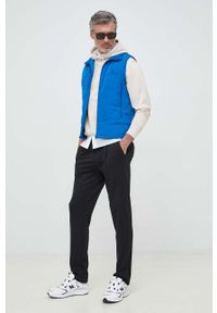 Calvin Klein Jeans bezrękawnik męski kolor niebieski przejściowy. Okazja: na co dzień. Kolor: niebieski. Materiał: włókno, materiał. Długość rękawa: bez rękawów. Styl: casual #7