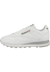 Buty do chodzenia męskie Reebok Classic Leather. Zapięcie: sznurówki. Kolor: biały. Materiał: skóra, materiał. Szerokość cholewki: normalna. Model: Reebok Classic. Sport: turystyka piesza