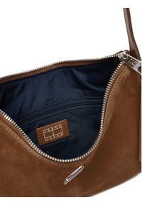 Tommy Jeans Torebka Tjw Slouchy Suede Shoulder Bag AW0AW18859 Brązowy. Kolor: brązowy. Materiał: skórzane, zamszowe #5