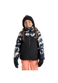 Roxy - Kurtka do sportów zimowych techniczna dla Dziewczynki GALAXY 10K. Kolor: czarny. Materiał: poliester, materiał. Sezon: zima. Sport: narciarstwo #1